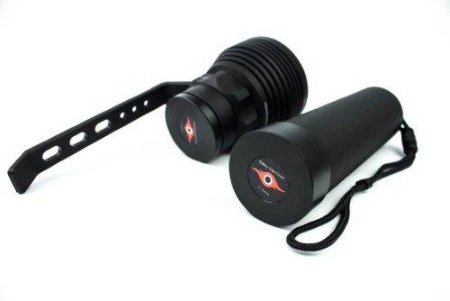 Фонарь для дайвинга Ferei Shark W168 LED: 3хCREE XHP-70 white холодный (SharkV20) фото 4